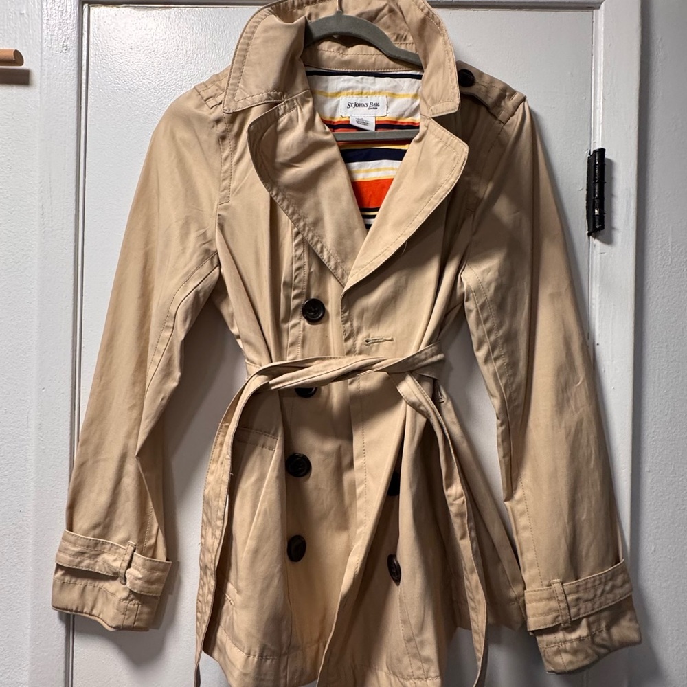St. John's Bay Tan Trench Coat